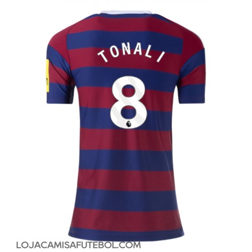 Camisa de Futebol Newcastle United Sandro Tonali #8 Equipamento Alternativo Mulheres 2024-25 Manga Curta